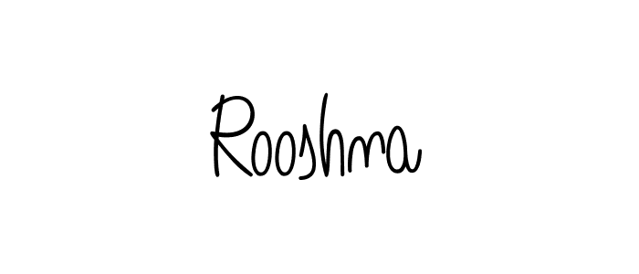 How to Draw Rooshna signature style? Angelique-Rose-font-FFP is a latest design signature styles for name Rooshna. Rooshna signature style 5 images and pictures png