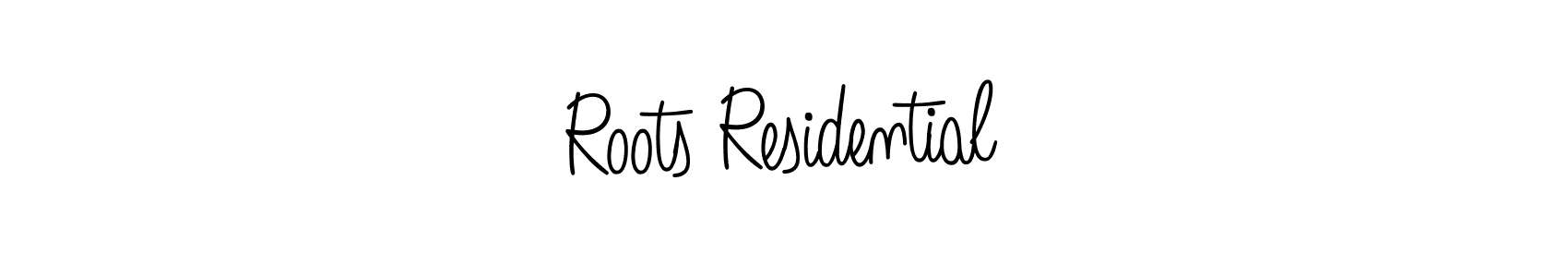 Make a beautiful signature design for name Roots Residential. With this signature (Angelique-Rose-font-FFP) style, you can create a handwritten signature for free. Roots Residential signature style 5 images and pictures png