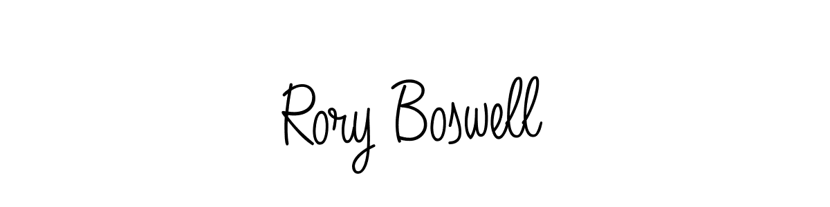 How to Draw Rory Boswell signature style? Angelique-Rose-font-FFP is a latest design signature styles for name Rory Boswell. Rory Boswell signature style 5 images and pictures png