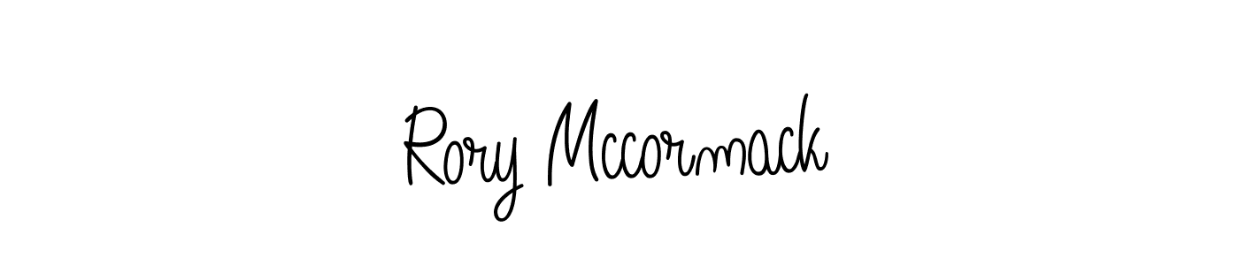 Use a signature maker to create a handwritten signature online. With this signature software, you can design (Angelique-Rose-font-FFP) your own signature for name Rory Mccormack. Rory Mccormack signature style 5 images and pictures png