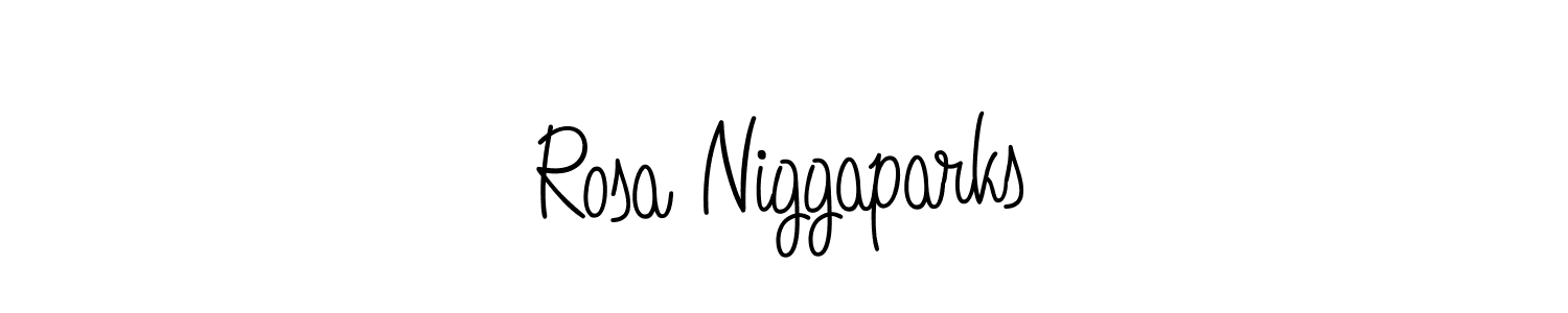 Angelique-Rose-font-FFP is a professional signature style that is perfect for those who want to add a touch of class to their signature. It is also a great choice for those who want to make their signature more unique. Get Rosa Niggaparks name to fancy signature for free. Rosa Niggaparks signature style 5 images and pictures png