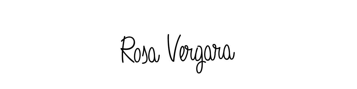 Check out images of Autograph of Rosa Vergara name. Actor Rosa Vergara Signature Style. Angelique-Rose-font-FFP is a professional sign style online. Rosa Vergara signature style 5 images and pictures png