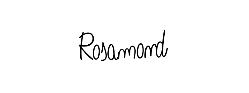 Also we have Rosamond name is the best signature style. Create professional handwritten signature collection using Angelique-Rose-font-FFP autograph style. Rosamond signature style 5 images and pictures png