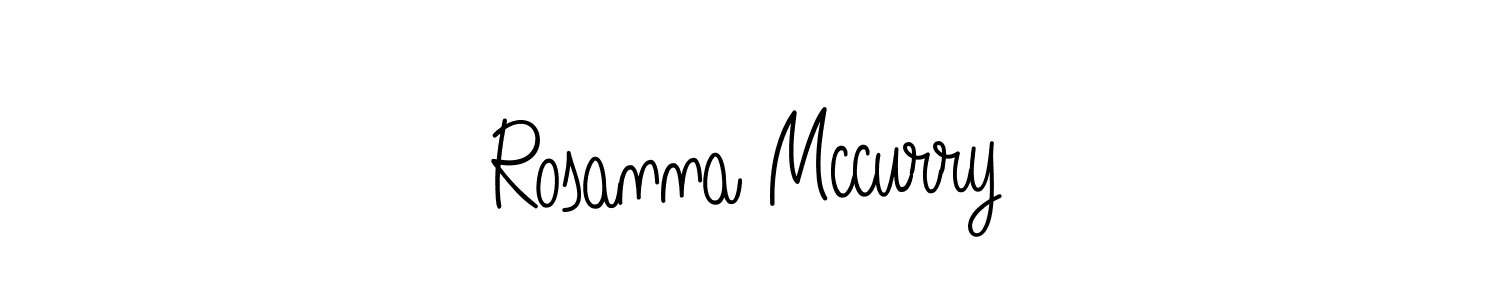 Make a beautiful signature design for name Rosanna Mccurry. Use this online signature maker to create a handwritten signature for free. Rosanna Mccurry signature style 5 images and pictures png