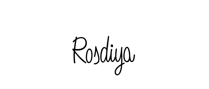 Here are the top 10 professional signature styles for the name Rosdiya. These are the best autograph styles you can use for your name. Rosdiya signature style 5 images and pictures png