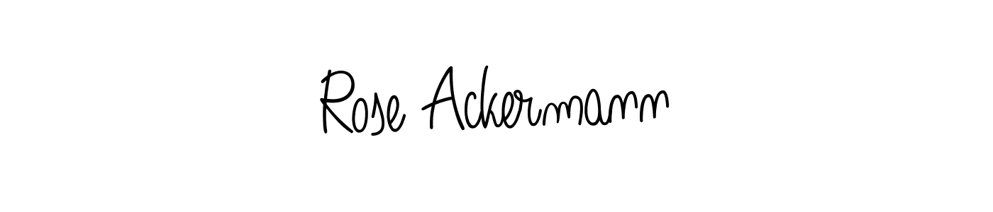 Once you've used our free online signature maker to create your best signature Angelique-Rose-font-FFP style, it's time to enjoy all of the benefits that Rose Ackermann name signing documents. Rose Ackermann signature style 5 images and pictures png