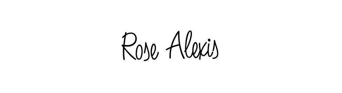 Also we have Rose Alexis name is the best signature style. Create professional handwritten signature collection using Angelique-Rose-font-FFP autograph style. Rose Alexis signature style 5 images and pictures png