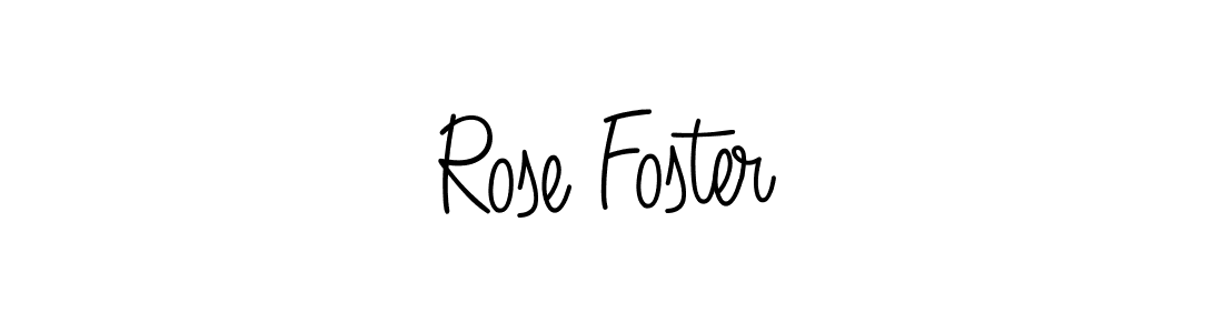 The best way (Angelique-Rose-font-FFP) to make a short signature is to pick only two or three words in your name. The name Rose Foster include a total of six letters. For converting this name. Rose Foster signature style 5 images and pictures png