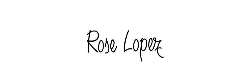 Create a beautiful signature design for name Rose Lopez. With this signature (Angelique-Rose-font-FFP) fonts, you can make a handwritten signature for free. Rose Lopez signature style 5 images and pictures png