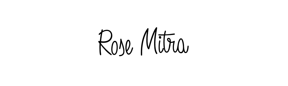 Design your own signature with our free online signature maker. With this signature software, you can create a handwritten (Angelique-Rose-font-FFP) signature for name Rose Mitra. Rose Mitra signature style 5 images and pictures png