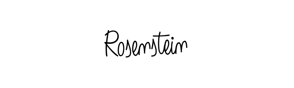 Rosenstein stylish signature style. Best Handwritten Sign (Angelique-Rose-font-FFP) for my name. Handwritten Signature Collection Ideas for my name Rosenstein. Rosenstein signature style 5 images and pictures png
