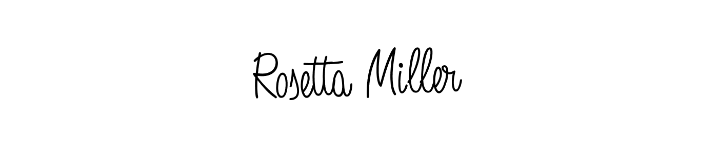 How to make Rosetta Miller signature? Angelique-Rose-font-FFP is a professional autograph style. Create handwritten signature for Rosetta Miller name. Rosetta Miller signature style 5 images and pictures png