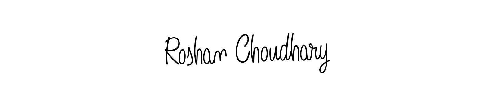 Also we have Roshan Choudhary name is the best signature style. Create professional handwritten signature collection using Angelique-Rose-font-FFP autograph style. Roshan Choudhary signature style 5 images and pictures png