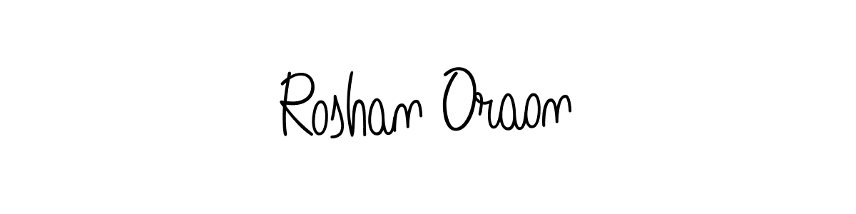 if you are searching for the best signature style for your name Roshan Oraon. so please give up your signature search. here we have designed multiple signature styles  using Angelique-Rose-font-FFP. Roshan Oraon signature style 5 images and pictures png