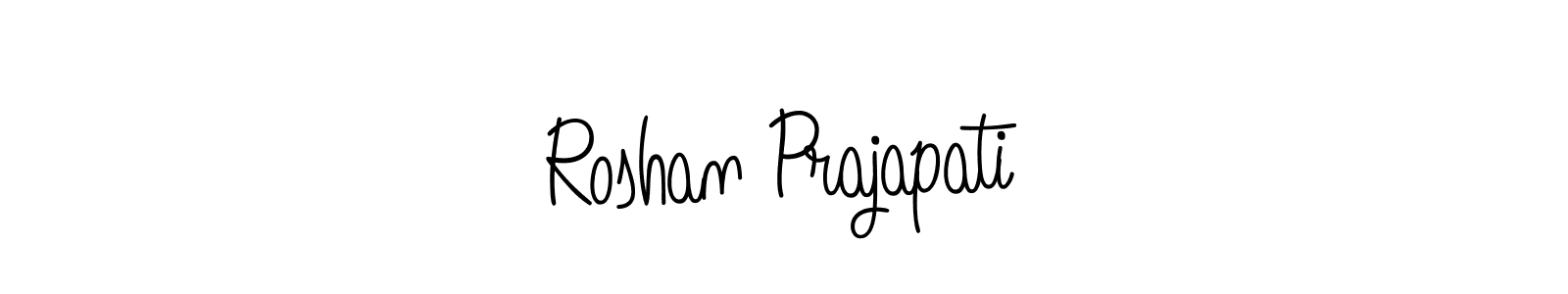 Here are the top 10 professional signature styles for the name Roshan Prajapati. These are the best autograph styles you can use for your name. Roshan Prajapati signature style 5 images and pictures png