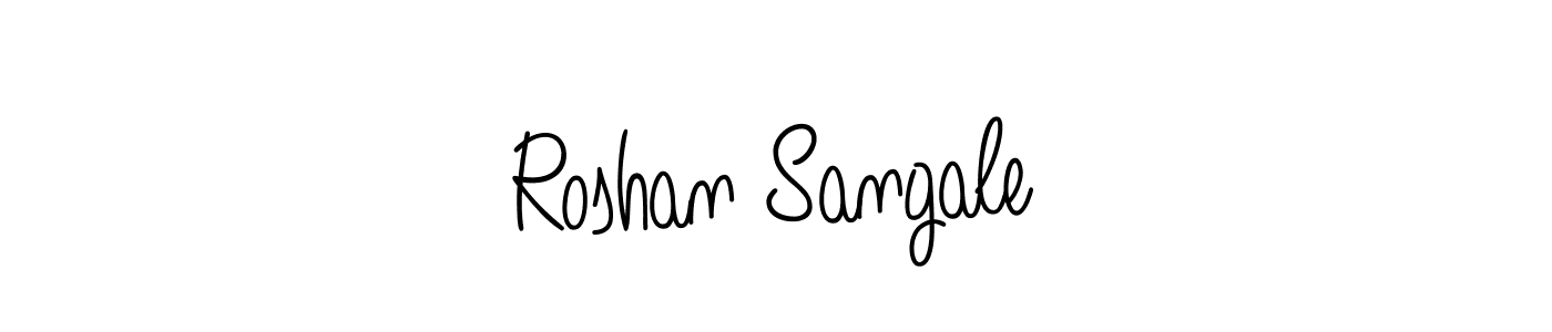 How to Draw Roshan Sangale signature style? Angelique-Rose-font-FFP is a latest design signature styles for name Roshan Sangale. Roshan Sangale signature style 5 images and pictures png