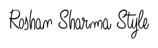 You can use this online signature creator to create a handwritten signature for the name Roshan Sharma Style. This is the best online autograph maker. Roshan Sharma Style signature style 5 images and pictures png
