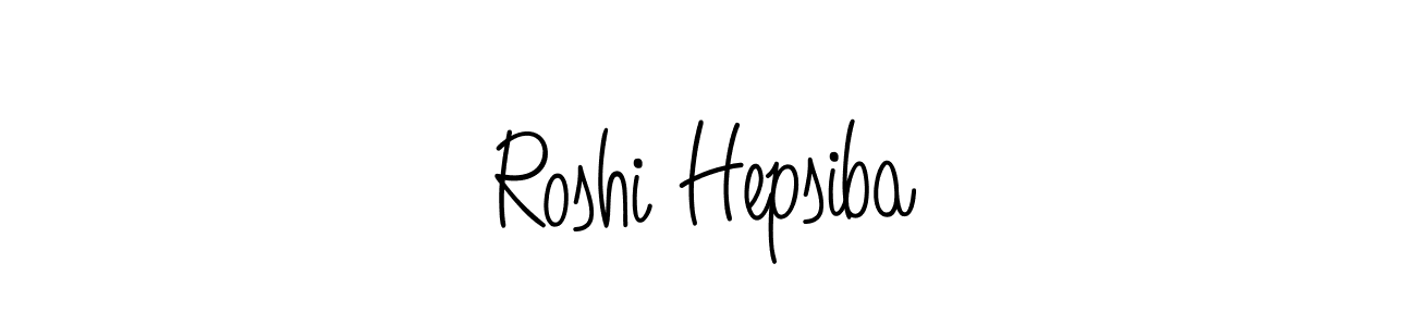 Best and Professional Signature Style for Roshi Hepsiba. Angelique-Rose-font-FFP Best Signature Style Collection. Roshi Hepsiba signature style 5 images and pictures png