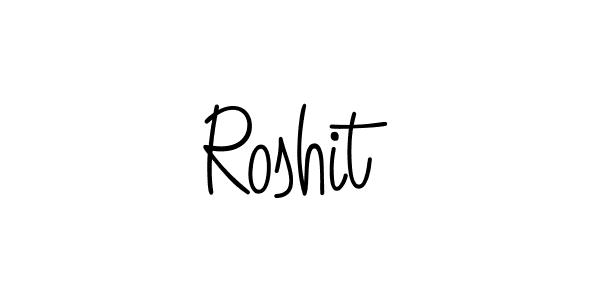 Once you've used our free online signature maker to create your best signature Angelique-Rose-font-FFP style, it's time to enjoy all of the benefits that Roshit name signing documents. Roshit signature style 5 images and pictures png