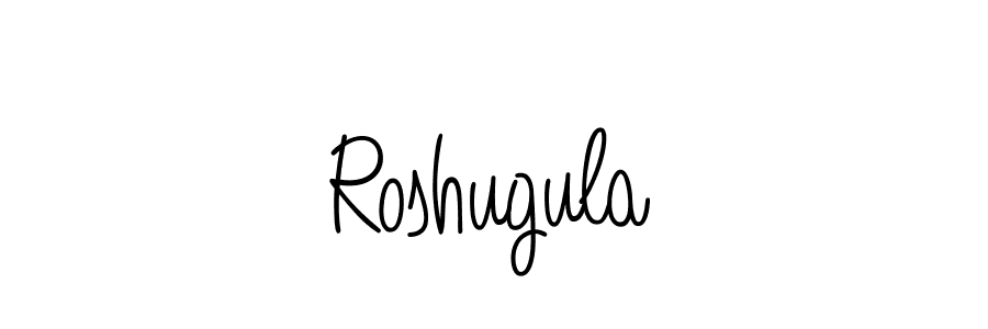 Design your own signature with our free online signature maker. With this signature software, you can create a handwritten (Angelique-Rose-font-FFP) signature for name Roshugula. Roshugula signature style 5 images and pictures png