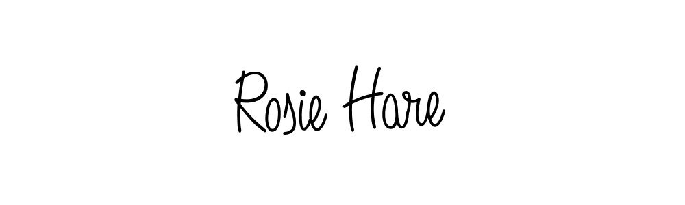 Make a beautiful signature design for name Rosie Hare. With this signature (Angelique-Rose-font-FFP) style, you can create a handwritten signature for free. Rosie Hare signature style 5 images and pictures png