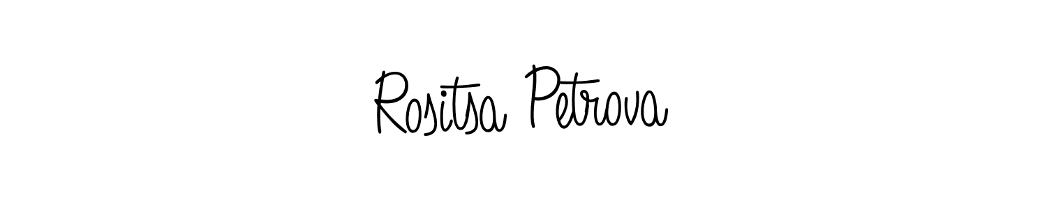 Once you've used our free online signature maker to create your best signature Angelique-Rose-font-FFP style, it's time to enjoy all of the benefits that Rositsa Petrova name signing documents. Rositsa Petrova signature style 5 images and pictures png