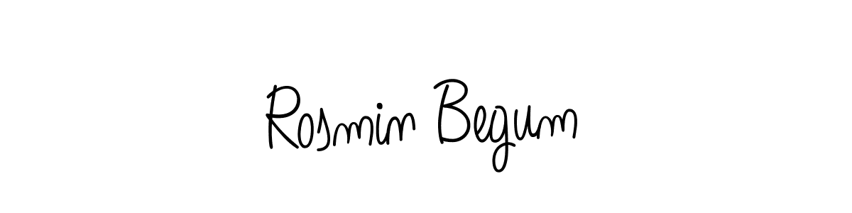 How to Draw Rosmin Begum signature style? Angelique-Rose-font-FFP is a latest design signature styles for name Rosmin Begum. Rosmin Begum signature style 5 images and pictures png