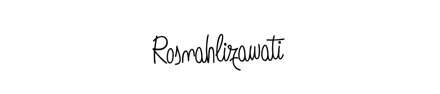 if you are searching for the best signature style for your name Rosnahlizawati. so please give up your signature search. here we have designed multiple signature styles  using Angelique-Rose-font-FFP. Rosnahlizawati signature style 5 images and pictures png