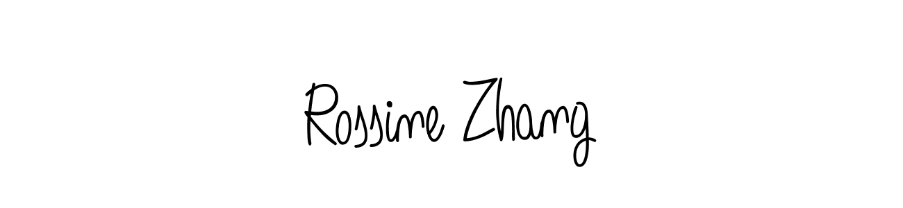 Also we have Rossine Zhang name is the best signature style. Create professional handwritten signature collection using Angelique-Rose-font-FFP autograph style. Rossine Zhang signature style 5 images and pictures png