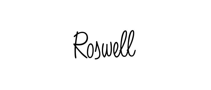 Make a short Roswell signature style. Manage your documents anywhere anytime using Angelique-Rose-font-FFP. Create and add eSignatures, submit forms, share and send files easily. Roswell signature style 5 images and pictures png