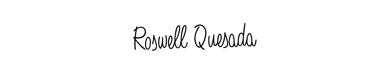 Here are the top 10 professional signature styles for the name Roswell Quesada. These are the best autograph styles you can use for your name. Roswell Quesada signature style 5 images and pictures png