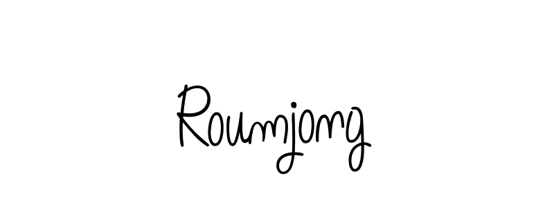 Similarly Angelique-Rose-font-FFP is the best handwritten signature design. Signature creator online .You can use it as an online autograph creator for name Roumjong. Roumjong signature style 5 images and pictures png