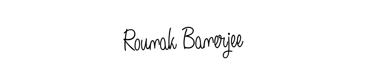 You can use this online signature creator to create a handwritten signature for the name Rounak Banerjee. This is the best online autograph maker. Rounak Banerjee signature style 5 images and pictures png