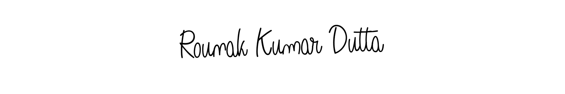 How to make Rounak Kumar Dutta signature? Angelique-Rose-font-FFP is a professional autograph style. Create handwritten signature for Rounak Kumar Dutta name. Rounak Kumar Dutta signature style 5 images and pictures png