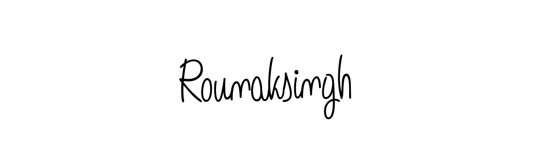 Make a beautiful signature design for name Rounaksingh. Use this online signature maker to create a handwritten signature for free. Rounaksingh signature style 5 images and pictures png