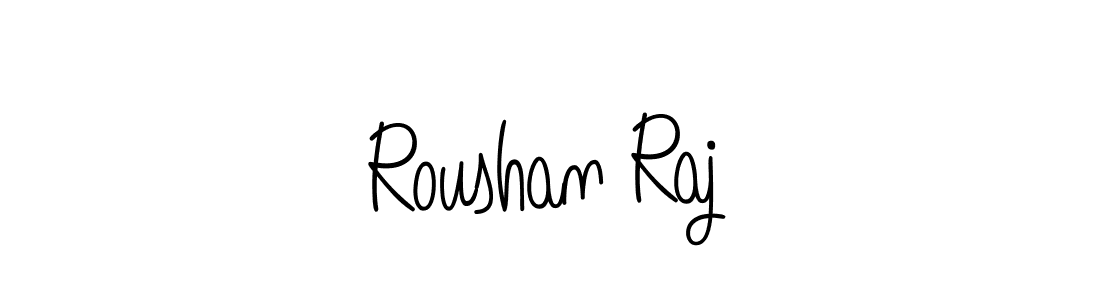 Check out images of Autograph of Roushan Raj name. Actor Roushan Raj Signature Style. Angelique-Rose-font-FFP is a professional sign style online. Roushan Raj signature style 5 images and pictures png