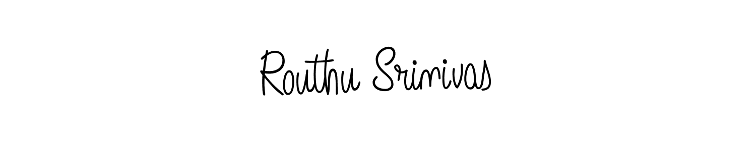 How to make Routhu Srinivas signature? Angelique-Rose-font-FFP is a professional autograph style. Create handwritten signature for Routhu Srinivas name. Routhu Srinivas signature style 5 images and pictures png