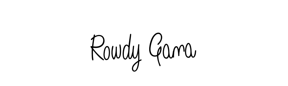How to Draw Rowdy Gana signature style? Angelique-Rose-font-FFP is a latest design signature styles for name Rowdy Gana. Rowdy Gana signature style 5 images and pictures png