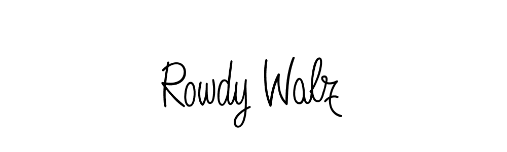 Also we have Rowdy Walz name is the best signature style. Create professional handwritten signature collection using Angelique-Rose-font-FFP autograph style. Rowdy Walz signature style 5 images and pictures png