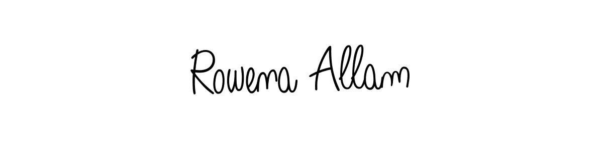 It looks lik you need a new signature style for name Rowena Allam. Design unique handwritten (Angelique-Rose-font-FFP) signature with our free signature maker in just a few clicks. Rowena Allam signature style 5 images and pictures png