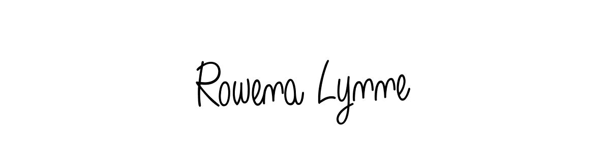 It looks lik you need a new signature style for name Rowena Lynne. Design unique handwritten (Angelique-Rose-font-FFP) signature with our free signature maker in just a few clicks. Rowena Lynne signature style 5 images and pictures png