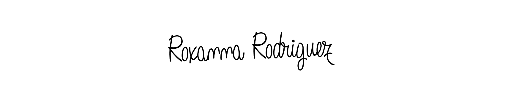 Also we have Roxanna Rodriguez name is the best signature style. Create professional handwritten signature collection using Angelique-Rose-font-FFP autograph style. Roxanna Rodriguez signature style 5 images and pictures png