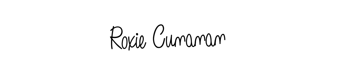if you are searching for the best signature style for your name Roxie Cunanan. so please give up your signature search. here we have designed multiple signature styles  using Angelique-Rose-font-FFP. Roxie Cunanan signature style 5 images and pictures png