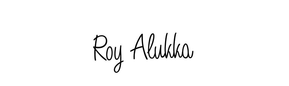 How to Draw Roy Alukka signature style? Angelique-Rose-font-FFP is a latest design signature styles for name Roy Alukka. Roy Alukka signature style 5 images and pictures png