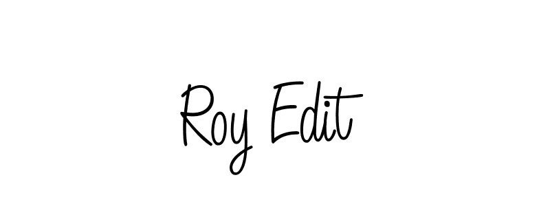 How to make Roy Edit name signature. Use Angelique-Rose-font-FFP style for creating short signs online. This is the latest handwritten sign. Roy Edit signature style 5 images and pictures png