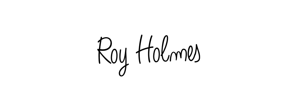 Roy Holmes stylish signature style. Best Handwritten Sign (Angelique-Rose-font-FFP) for my name. Handwritten Signature Collection Ideas for my name Roy Holmes. Roy Holmes signature style 5 images and pictures png