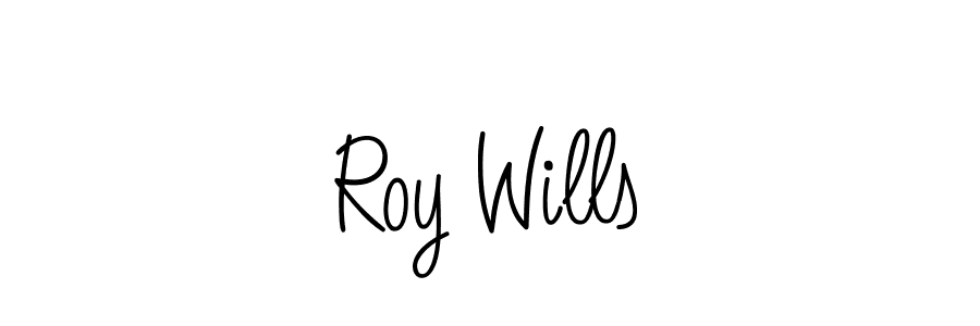 if you are searching for the best signature style for your name Roy Wills. so please give up your signature search. here we have designed multiple signature styles  using Angelique-Rose-font-FFP. Roy Wills signature style 5 images and pictures png