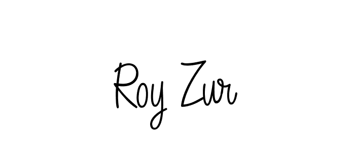 Design your own signature with our free online signature maker. With this signature software, you can create a handwritten (Angelique-Rose-font-FFP) signature for name Roy Zur. Roy Zur signature style 5 images and pictures png