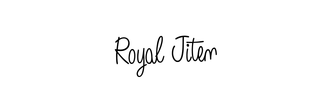 Check out images of Autograph of Royal Jiten name. Actor Royal Jiten Signature Style. Angelique-Rose-font-FFP is a professional sign style online. Royal Jiten signature style 5 images and pictures png