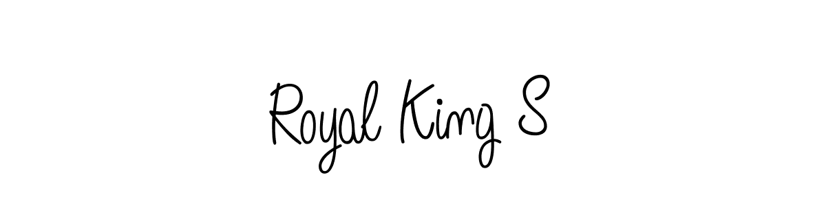How to Draw Royal King S signature style? Angelique-Rose-font-FFP is a latest design signature styles for name Royal King S. Royal King S signature style 5 images and pictures png